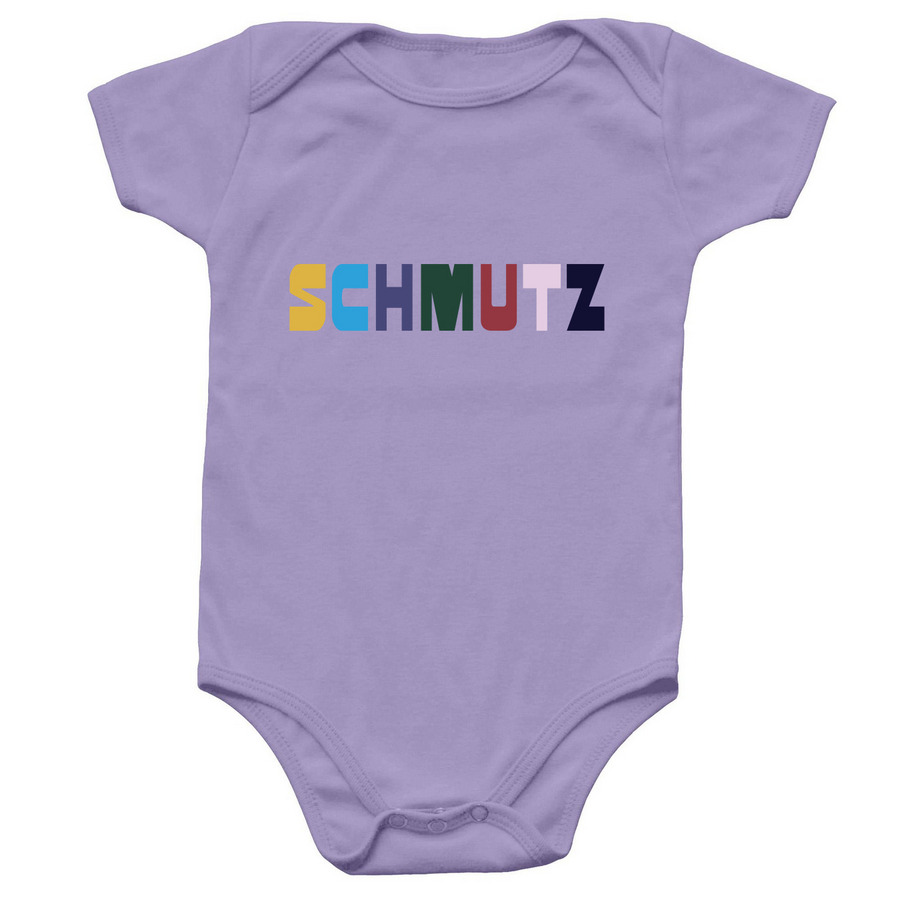 "Schmutz" Infant Onesie, a Lavender Infant Onesie