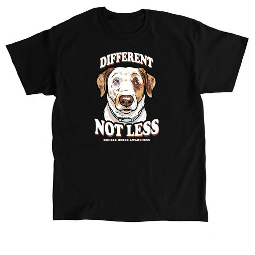 Different, not less, a Black Classic Unisex Tee