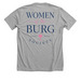 Women of the 'Burg Society, a Athletic Heather Premium Unisex Tee (back-view)