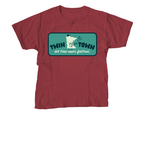 Twin Town Lil' Minnesota, a Cardinal Red Youth Unisex Tee