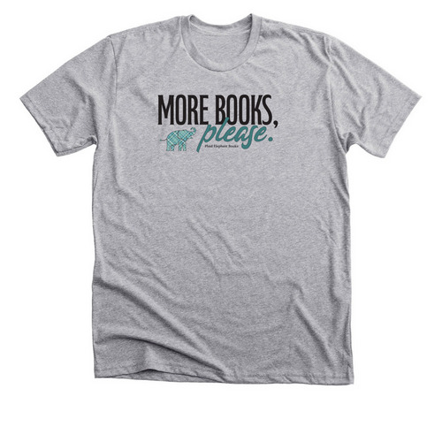 More Books, Please, a Athletic Heather Premium Unisex Tee
