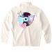 Music Keeps Me Going, a Bone Midweight Quarter Zip Pullover (back-view)