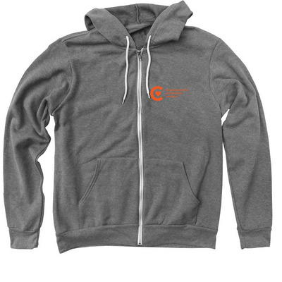 CAA Zip Up, a Deep Heather Zip Up Hoodie