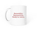 Cook Wiss HSA 3 Rs Mug, a White Coffee Mug (back-view)