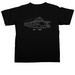EST. 1955, a Black Comfort Colors Unisex Tee (back-view)