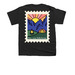 love, camp kaleidoscope, a Black Youth Unisex Tee (back-view)