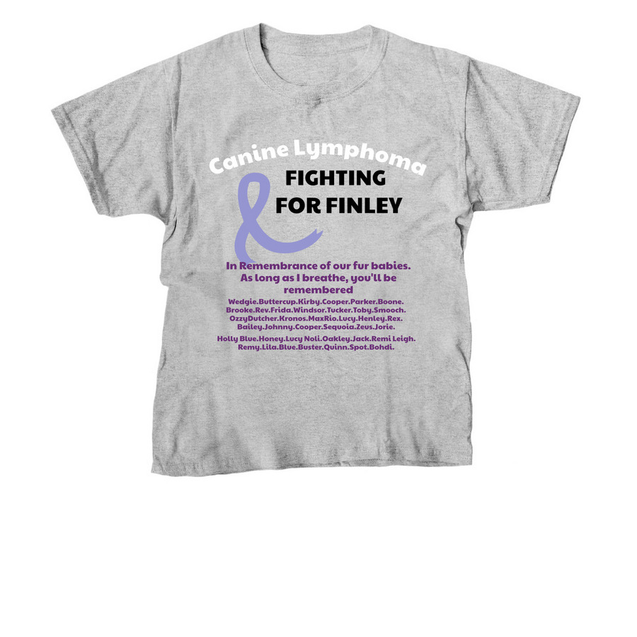 Fighting for Finley, a Sport Grey Youth Unisex Tee