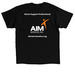 AIM DSP, a Black Classic Unisex Tee (back-view)