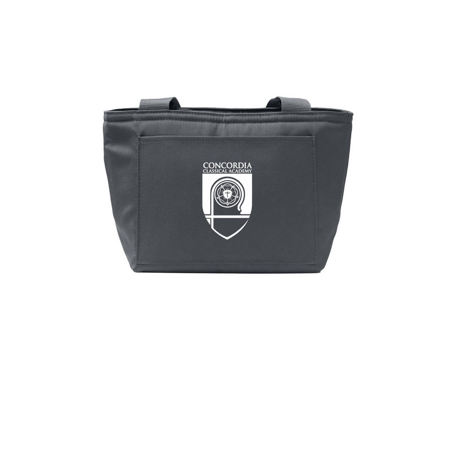 CCA Lunch Tote, a Grey Steel Insulated Lunch Tote