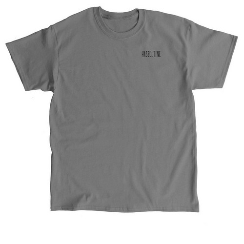 Hasseltine Design Black Option, a Charcoal Classic Unisex Tee