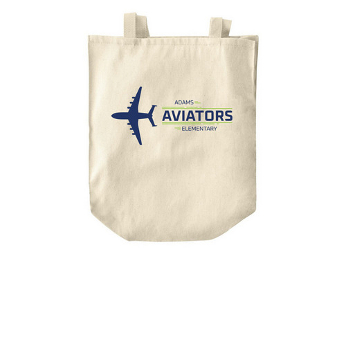 Aviator Launch Tote Bag, a Natural Over-the-Shoulder Shopping Tote Bag