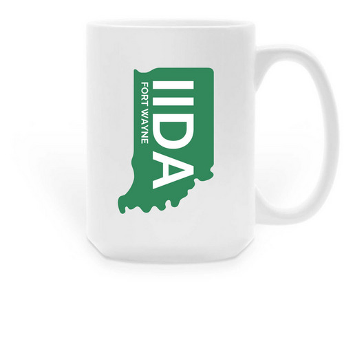 Fort Wayne, a White Large Coffee Mug