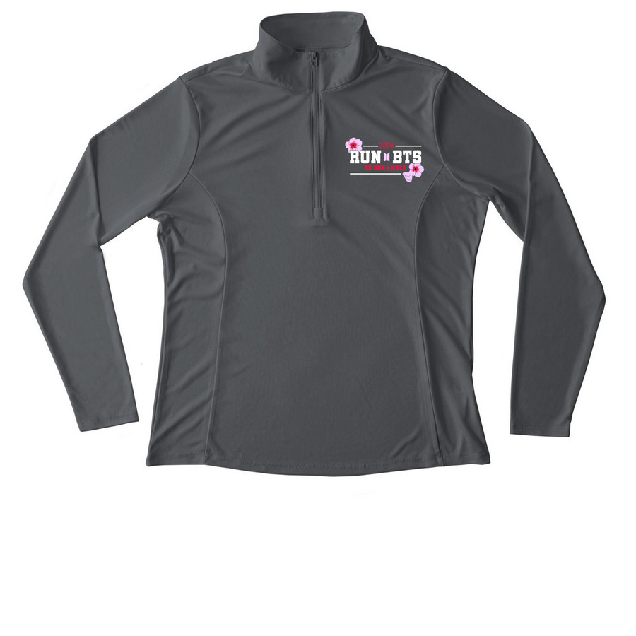 Seven Stars Constellation performance, a Iron Grey Women's Performance Quarter Zip Pullover