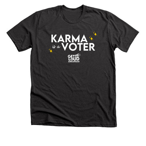 Voter Era, a Dark Grey Heather Premium Unisex Tee