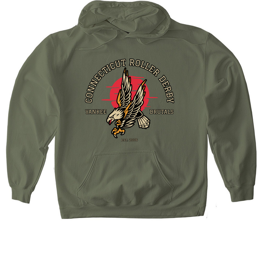 SUPPORT CTRD: BRUTALS STYLE!, a Military Green Gildan Softstyle Pullover Hoodie