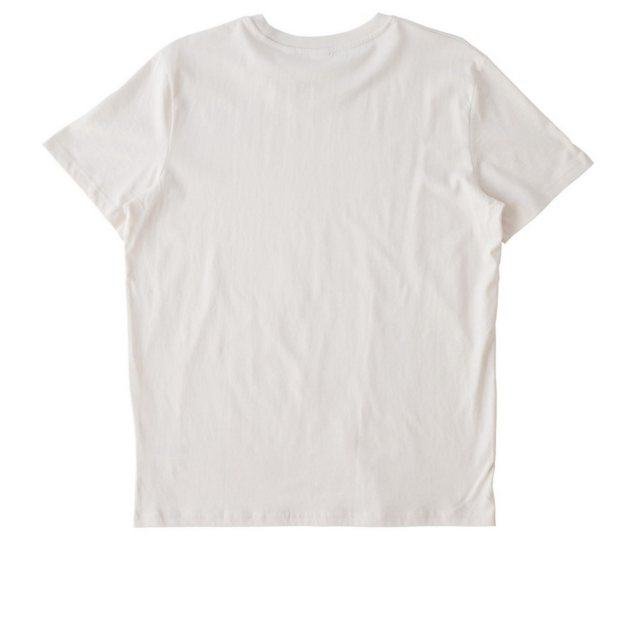 Peace, Love, Puppies T-Shirt, a Vintage White Stanley/Stella Unisex Crafter Tee (back-view)