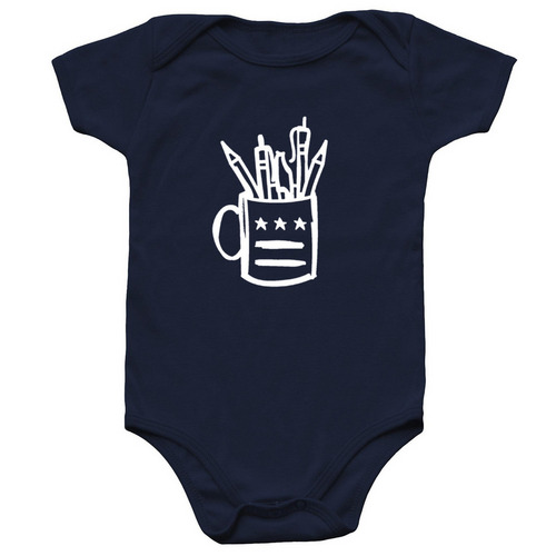 Baby Onesie, a Navy Infant Onesie