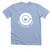 The Open Seat Cafe, a Heather Baby Blue Premium Unisex Tee