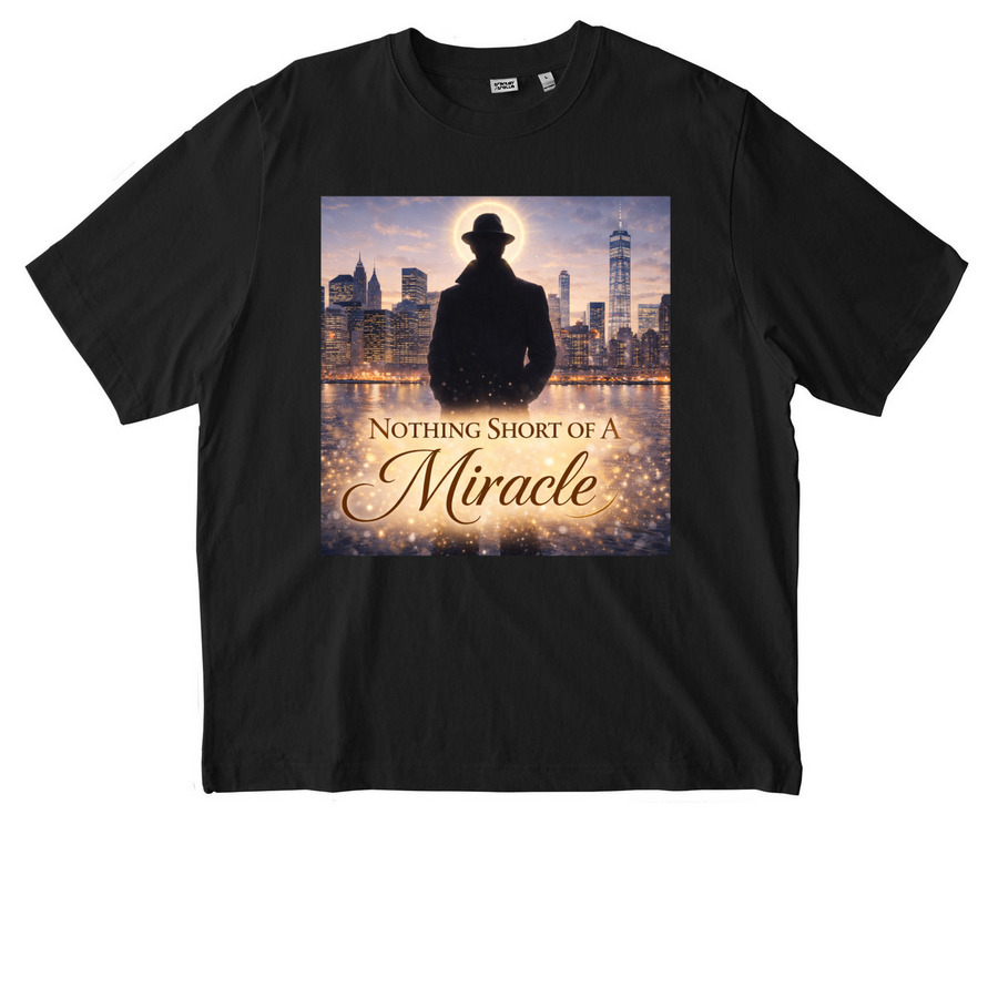 Nothing Short of A Miracle, a Black Stanley/Stella Unisex Freestyler Heavyweight Tee