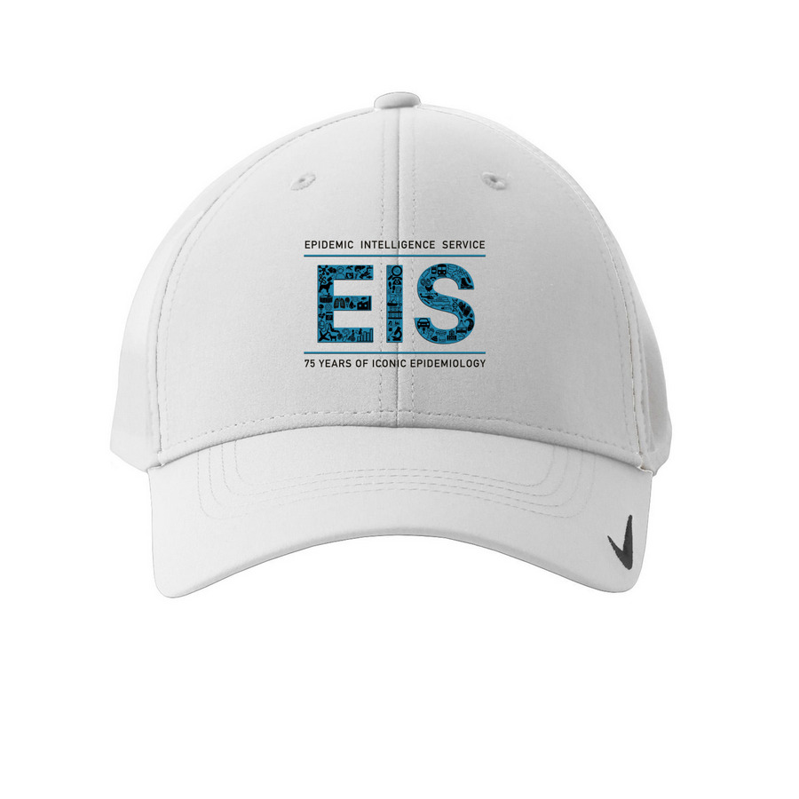 EIS 75th Anniversary Nike Hat, a White Printed Nike Dri-FIT Legacy Performance Cap