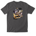 Work Hard, Rest Harder, a Charcoal Softstyle Cotton Tee