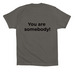 Rose Hill Logo T-Shirt, a Asphalt Premium Cotton Tee (back-view)