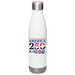 USA 250 Water Bottle, a White Stainless Steel Water Bottle