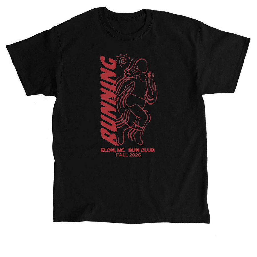 Run Club, a Black Classic Unisex Tee
