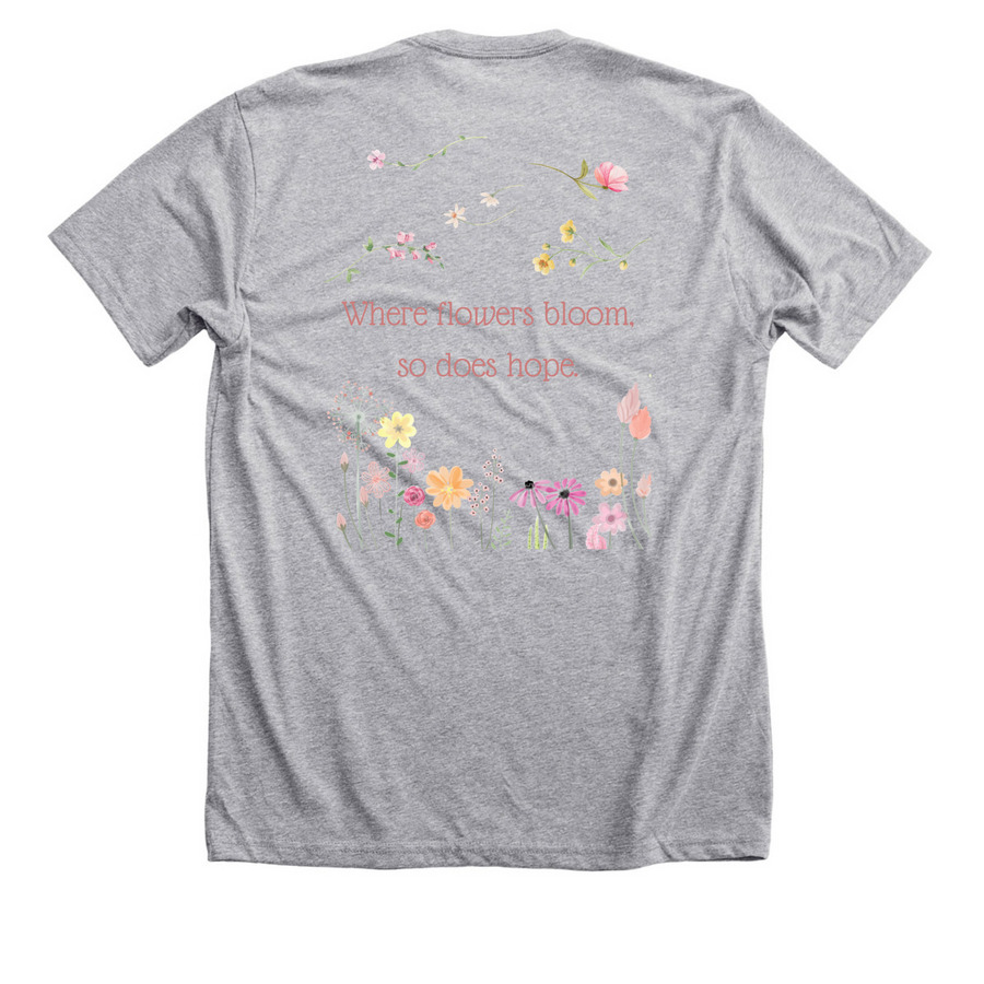SUNY Upstate Spring Shirt, a Athletic Heather Premium Unisex Tee (back-view)