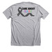 Kayce's Krew, a Athletic Heather Premium Unisex Tee (back-view)