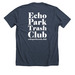 EPTC Cleanup Crew Tee - Dark, a Heather Midnight Navy Premium Unisex Tee (back-view)