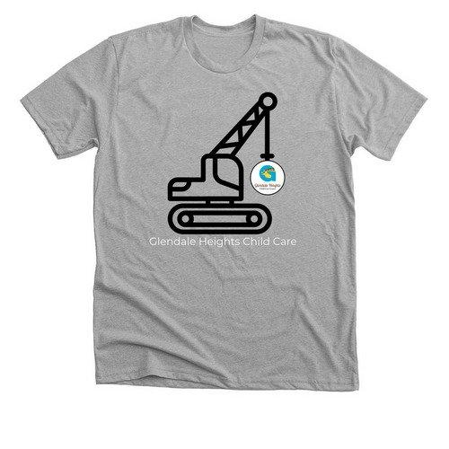 The Crane!, a Athletic Heather Premium Unisex Tee