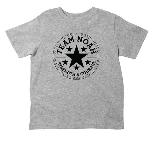 Team Noah, a Heather Toddler Tee