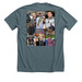 In Honor Of Nate Dowler, a Heather Slate Premium Unisex Tee (back-view)