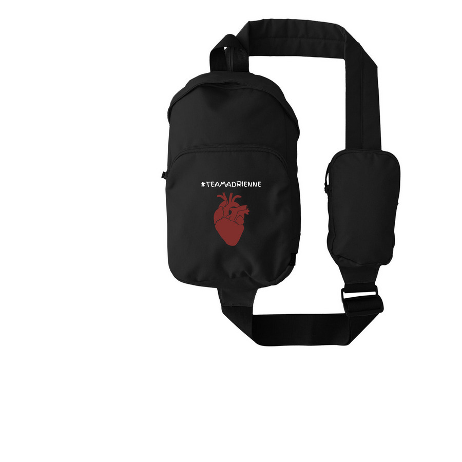 #TEAMADRIENNE SLING, a Black Grove Sling Bag