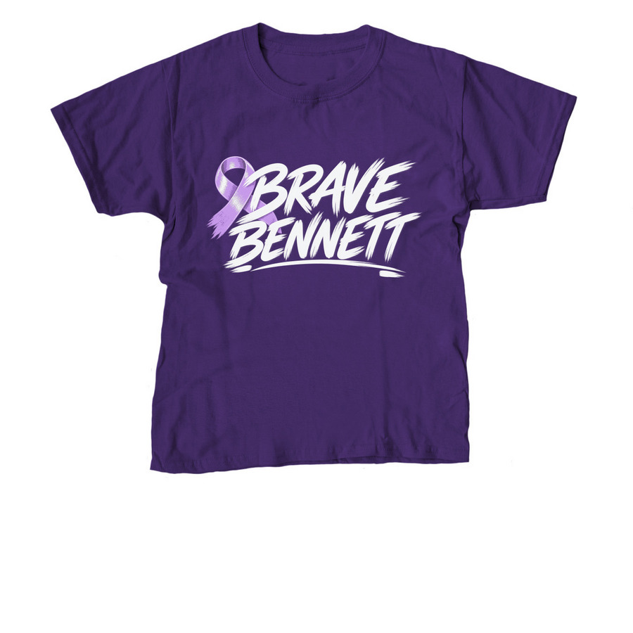 Brave Bennett's Tshirt, a Purple Youth Unisex Tee