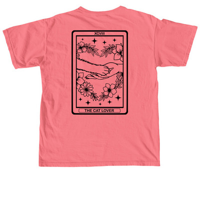 Cat Lover?Tarot Card, a Watermelon Comfort Colors Unisex Tee