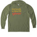 Cheerful Giver, a Olive You Green Allmade Eco Triblend Hoodie Tee