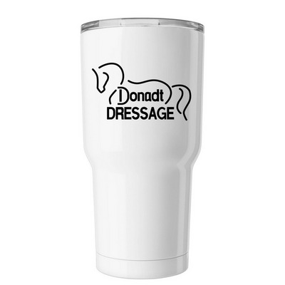 DD Tumbler, a White Insulated Tumbler