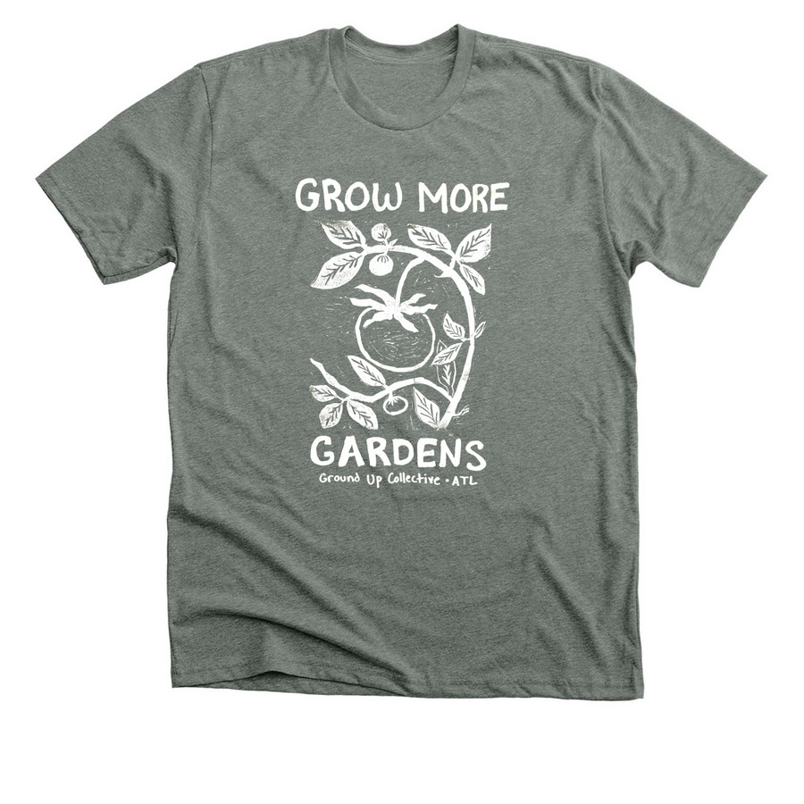 Let's grow more gardens in Atlanta!, a Deep Heather Premium Unisex Tee