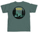 TXHR - Huskies Better Than People (Woman tee), a Blue Spruce Comfort Colors Unisex Tee (back-view)