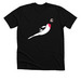 Rose-breasted grosbeak, a Solid Black Blend Premium Unisex Tee