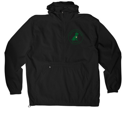 Rescue Collective, a Black Packable Anorak