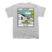 Napa Library Shirts, a Sport Grey Youth Unisex Tee (back-view)