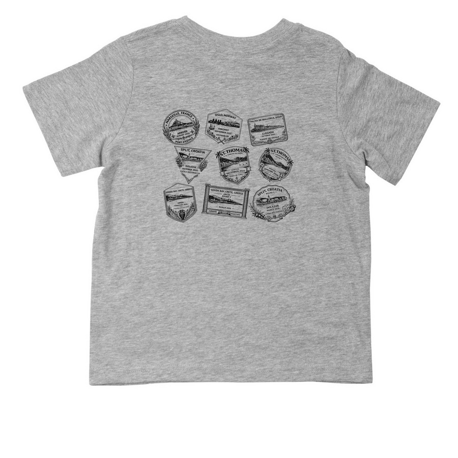 Toddler FordCSG12 Port Visit Family Day Shirt, a Heather Toddler Tee (back-view)