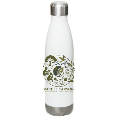 2025 RC Logo Waterbottle, a White Stainless Steel Water Bottle