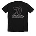 Boss Katana t-shirt - back logo, a Solid Black Blend Premium Unisex Tee (back-view)