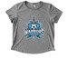 Warriors Soccer! Team Miller, a Aluminum Grey Allmade Eco Triblend Women?s Scoop Neck Tee