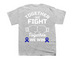 Fran?s Battle with Colorectal Cancer, a Sport Grey Youth Unisex Tee (back-view)