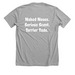 Naked Noses. Serious Scent. Terrier Tude., a Athletic Heather Premium Unisex Tee (back-view)